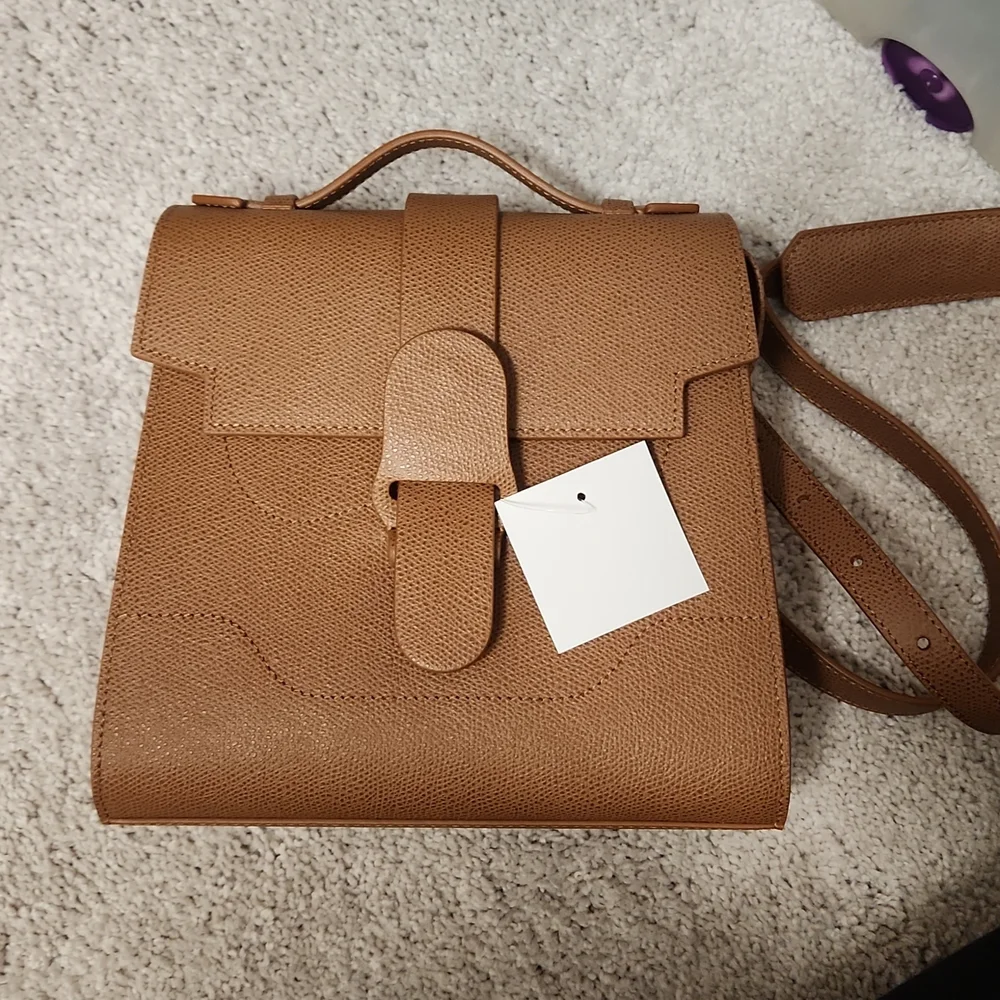 Senreve Alunna bag - chestnut, pebbled leather - Picture 1 of 5